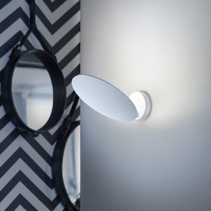 Lodes Puzzle Single Round, svítidlo pro nepřímé osvětlení, 1x15W LED 2700K, bílá, prům. 19cm