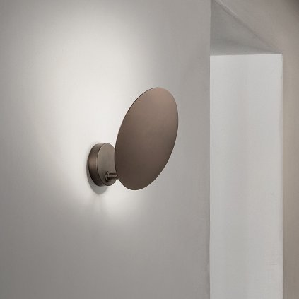 40452 4 studio italia design puzzle single round svitidlo pro neprime osvetleni 1x17w led 3000k bronz prum 19cm