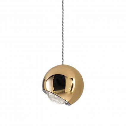 40500 lodes spider cluster zlate zavesne svitidlo se smerovanim svetla 7w led 3000k stmivatelne prum 13cm