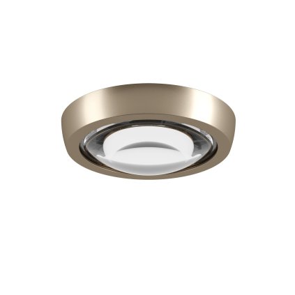 Lodes Nautilus spot, stropní svítidlo v provedení champagne, 10W LED 3000K dim, prům. 13,4cm