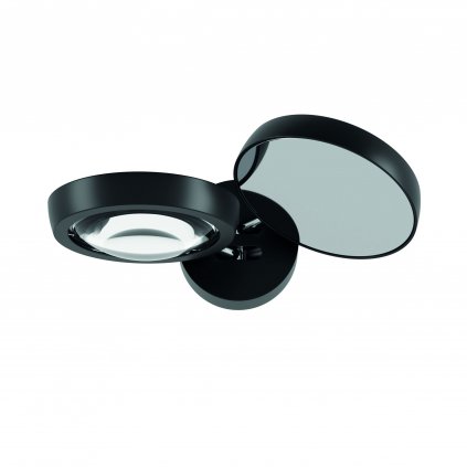 Lodes Nautilus, svítidlo se 2 nastavitelnými reflektory, 2x12W LED 3000K stmívatelné, černá, šířka max 28cm