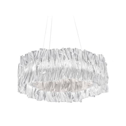 Slamp Accordéon, designové svítidlo s bílou, 52W 2700K stmívatelné, prům. 57cm