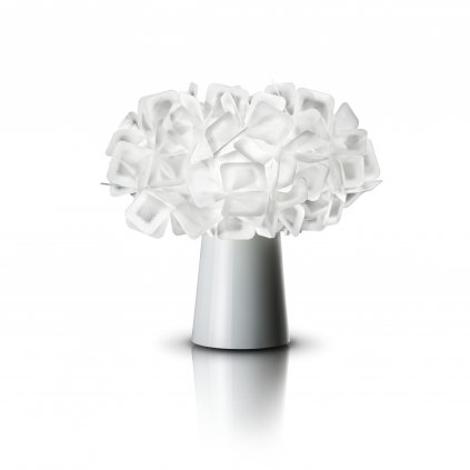 Slamp Clizia Opal Table, stolní designová lampička, 1x6W E14, výška 25cm