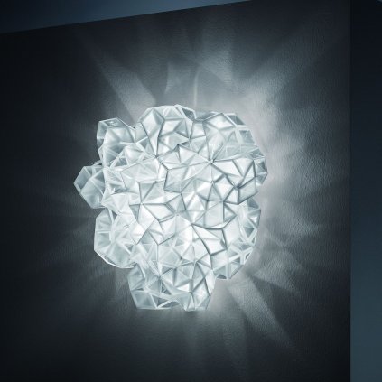 41259 6 slamp drusa stropni svitidlo z bileho lentiflexu 4x8w led e27 prum 60cm