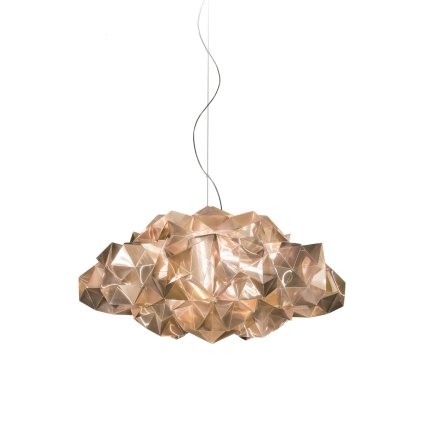 Slamp Drusa, závěsné svítidlo ze sametového Lentiflexu, 4x8W LED E27, prům. 60cm