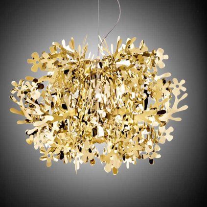 41316 3 slamp fiorella mini zlate zavesne svitidlo 1x40w prum 48cm