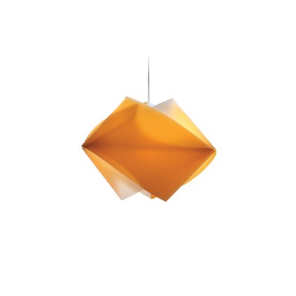 41382 1 slamp gemmy zavesne svitidlo z lentiflexu oranzova 1x75w sirka 42cm