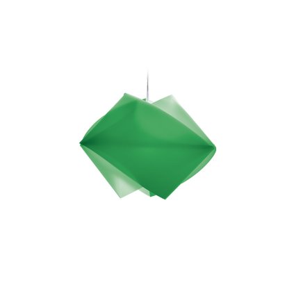 41418 1 slamp gemmy zavesne svitidlo z lentiflexu zelena 1x75w sirka 42cm
