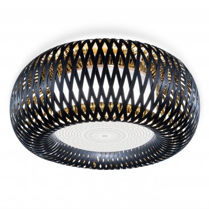 41556 3 slamp kalatos black gold designove stropni svitidlo 4x12w e27 prum 63cm