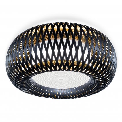 Slamp Kalatos black-gold, designové stropní svítidlo, 4x12W E27, prům 63cm