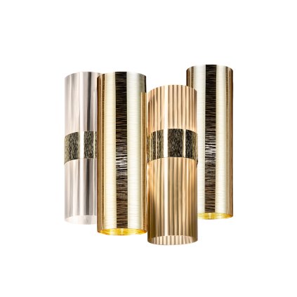 Slamp La Lollo Gold applique, designové nástěnné svítidlo, 2x5W LED E14, výška 30cm