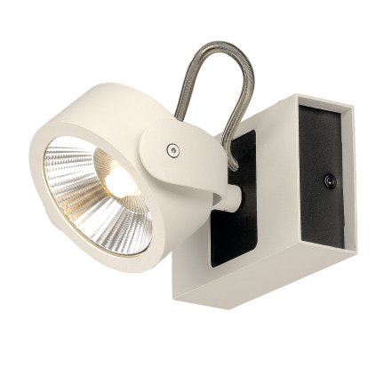 SLV Kalu, bílá LED bodovka, 1x10W 60° LED 3000K, výška 16,5cm