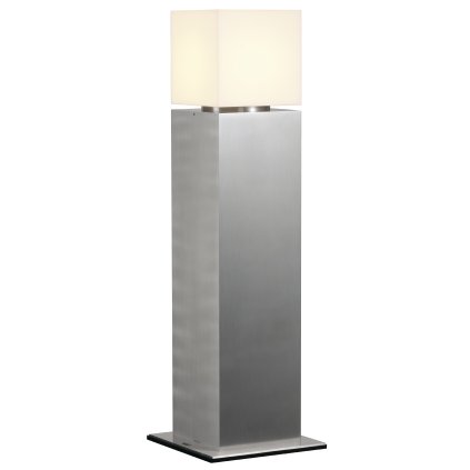 SLV Square Pole, venkovní sloupkové svítidlo z nerezu, 1x20W E27, výška 60cm, IP44