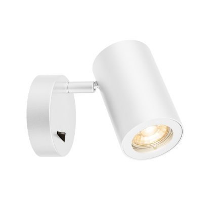 SLV Enola_B, bílé spotové svítidlo s vypínačem, 1x50W GU10, výška 11,5cm