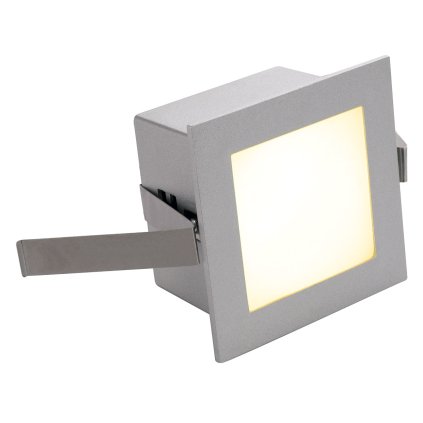 SLV Frame Basic LED, zápustné svítidlo do stěny, 1x1W power LED, 9x9cm, teple bílá barva světla