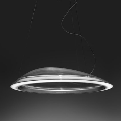 Artemide + Mercedes-Benz Ameluna, hi-tech závěsné svítidlo, 41W LED 3000K stmívatelné, prům. 75cm