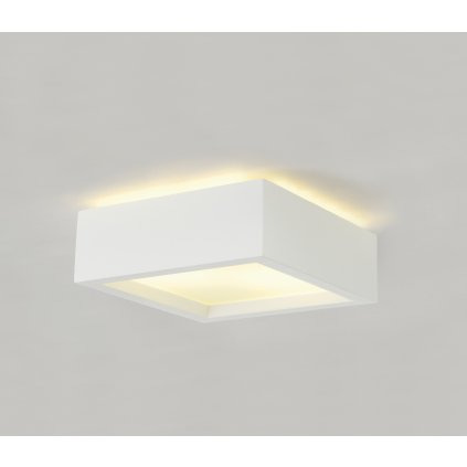 SLV Plastra , stropní sádrové svítidlo 2x25W E27 rozměr 25cmx25cm