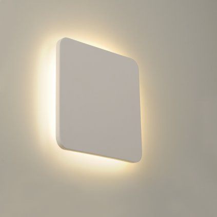 43020 7 slv plastra square nastenne sadrove svitidlo led 9w 3000k rozmer 30x30cm