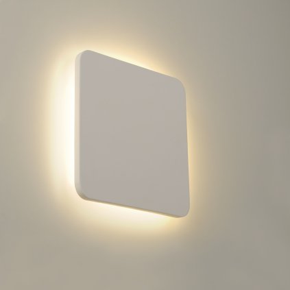 SLV Plastra Square, nástěnné sádrové svítidlo , LED 9W 3000K rozměr 30x30cm