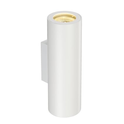 SLV Enola_B, bílé nástěnné svítidlo, 2x50W GU10, výška 22cm