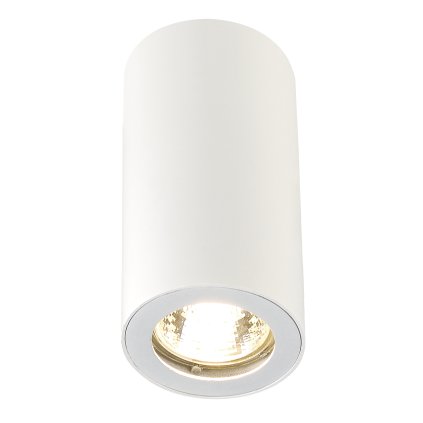 SLV Enola_B, bílé stropní svítidlo, 1x50W GU10, výška 14cm