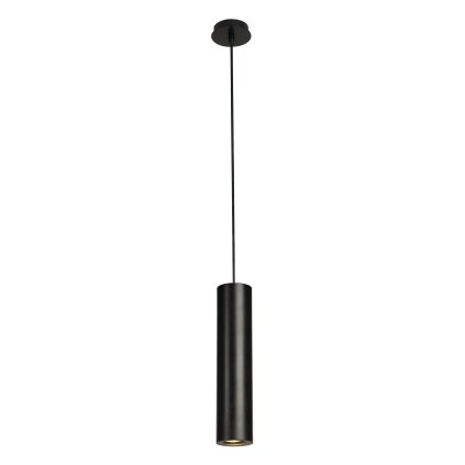 SLV Enola_B, černé závěsné svítidlo, 1x50W GU10, výška 30cm