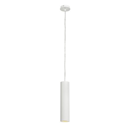 SLV Enola_B, bílé závěsné svítidlo, 1x50W GU10, výška 30cm