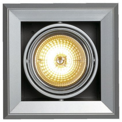 SLV Aixlight MOD QRB111, zápustná bodovka, 1x50W (12V), 20,5x20,5cm, hliník