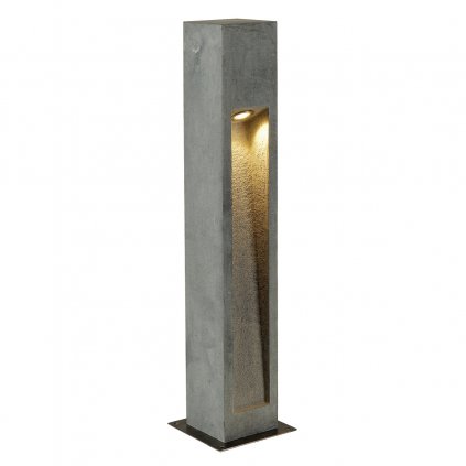 44646 3 slv arrock stone 75 venkovni sloupkove svitidlo z prirodniho cedice 9w led 3000k vyska 75cm ip44