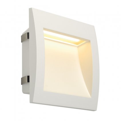 44850 4 slv downunder out led l bile zapustne svitidlo do steny 3 3w led 3000k 14x14cm ip55