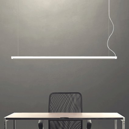 TeamItalia Linea Dark, bílé svítidlo se svícením nahoru-dolu, 21+5W LED 3000K, délka 95cm