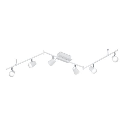 Trio Narcos, spotové svítidlo, 6x6W LED 3000K, bílá, délka 177cm