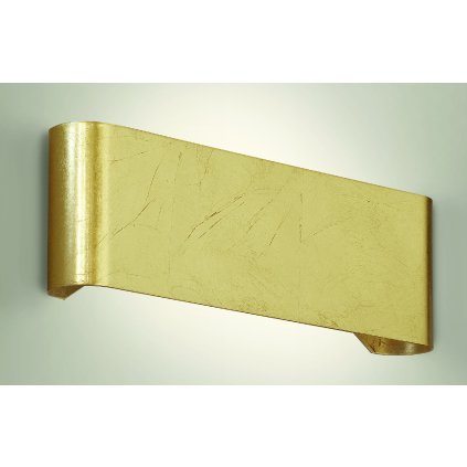 47292 1 via dese 4533 nastenne svitidlo v pozlacene uprave 2x60w delka 48cm