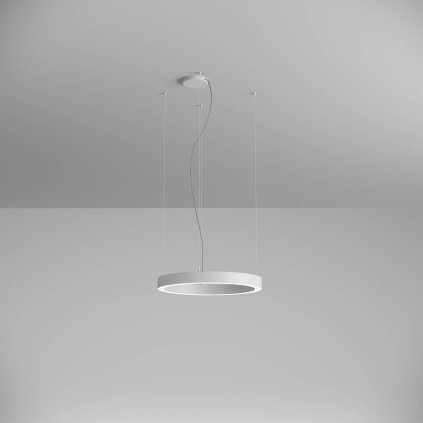 Arelux Xambit, bílé závěsné kruhové svítidlo, 38W LED 4000K, prům. 60cm