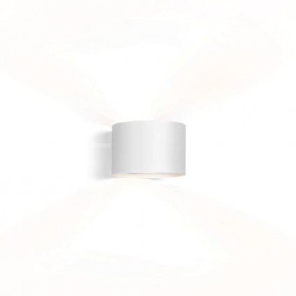 Wever Ducré Ray 1.0 QT14, bílé kulaté nástěnné svítidlo, 1x40W G9, výška 10cm