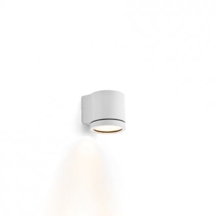 Wever Ducré Tube 1.0 PAR16, nástěnné svítidlo pro jednosměrné svícení, 1x50W GU10, bílá, výška 8cm, IP65