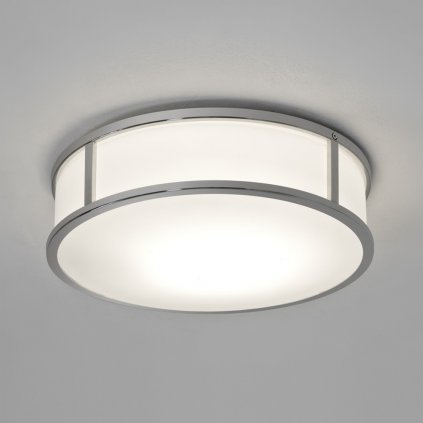 Astro Lighting Mashiko 300 Round, stropní svítidlo do koupelny, 1x60W E27, chrom, prům. 30cm, IP44