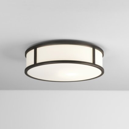 Astro Lighting Mashiko 300 LED Round, stropní svítidlo do koupelny, 15,4W LED 2700/3000/4000K prům. 30cm, bronz, IP44