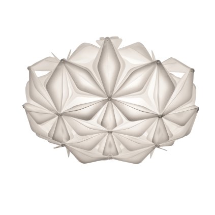 Slamp La Vie medium, bílé designové svítidlo, 2x12W LED E27, prům. 50cm