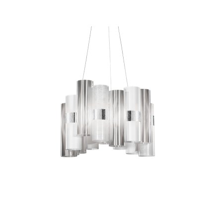 Slamp La Lollo white suspension M, designové závěsné svítidlo, 40W LED 2700K stmívatelné, průměr 48cm