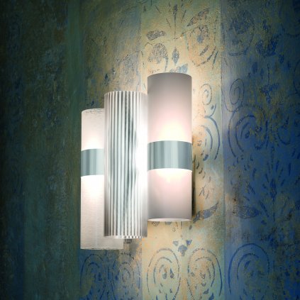 Slamp La-Lollo white applique, designové nástěnné svítidlo, 2x5W LED E14, výška 30cm