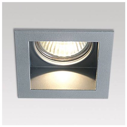 Deltalight Carree X S1, šedá čtveratá bodovka, max. 50W, 8x8 cm