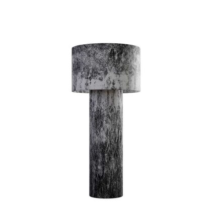 Diesel Pipe medium, černá designová lampa z textilu se stmívačem, 2x25W E27, výška 155cm