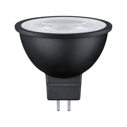 Paulmann LED žárovka černá, 6,5W LED, 2700K, 12V, 36 stupňů, stmívatelná