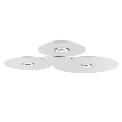 Lodes Bugia Triple Mega, stropní svítidlo, 3x15W LED 3000K, bílá, délka 79cm