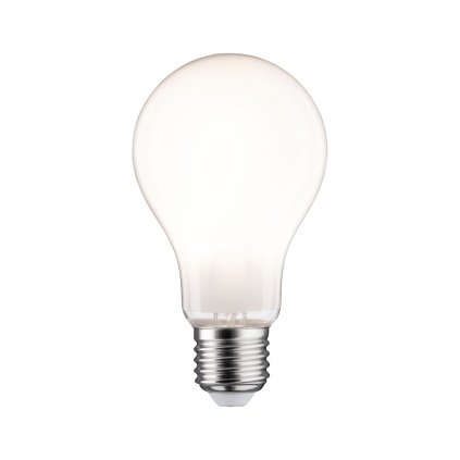 Paulmann LED žárovka, 13W 1521lm, 2700K E27 stmívatelná, výška 12,6cm, mléčná