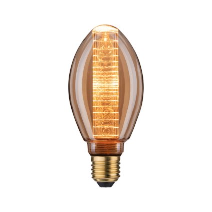 Paulmann LED vintage zlatá žárovka se spirálou, 3,6W LED E27 1800K, výška 16,2cm