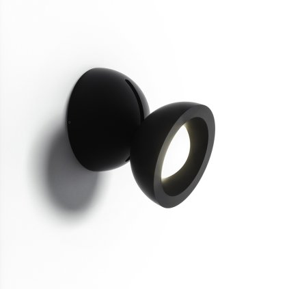Axolight Dodot, černé designové svítidlo, 17,5W LED 2700K 48° stmívatelný, prům. 12,4cm