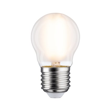 Paulmann LED žárovka mini globe 6,5W E27 2700K mléčná, výška 7,8cm, stmívatelná