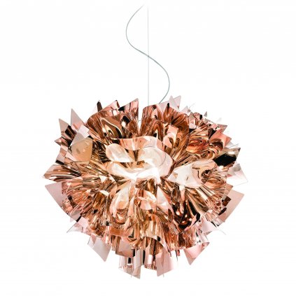 Slamp Veli copper large, závěsné svítidlo v měděné, 4x12W E27, šířka 60cm